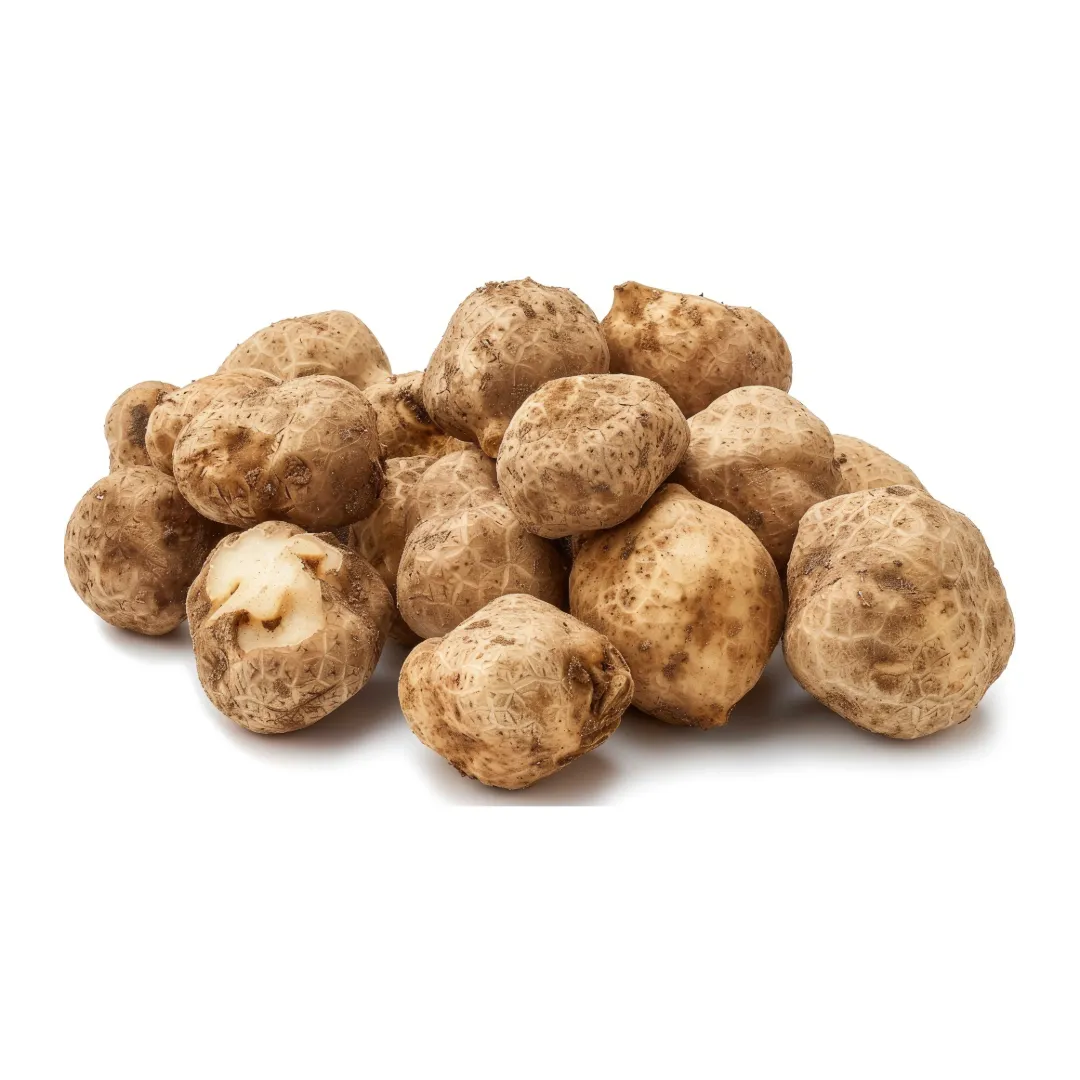 Pile of fresh white truffle mushrooms