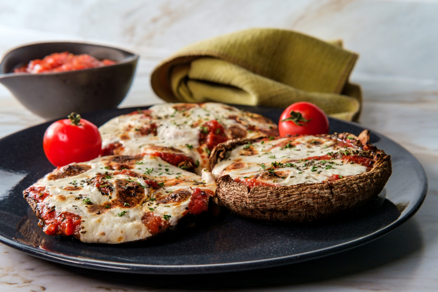 Truffle Caprese Stuffed Portobello Mushroom Caps Recipe Giorgio Truffles