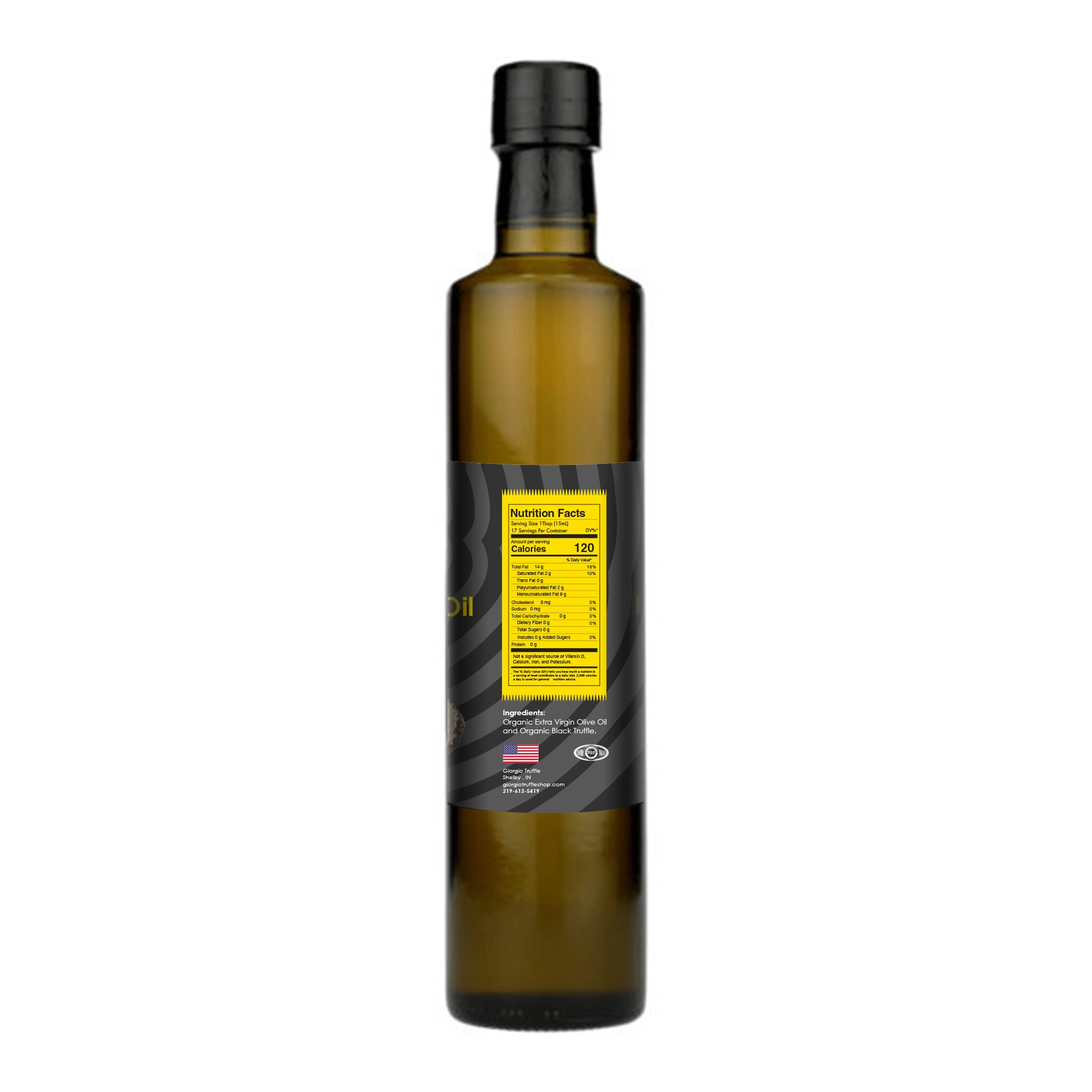 Giorgio Truffle Shop - Black Truffle Oil - Organic - 250ml - Right