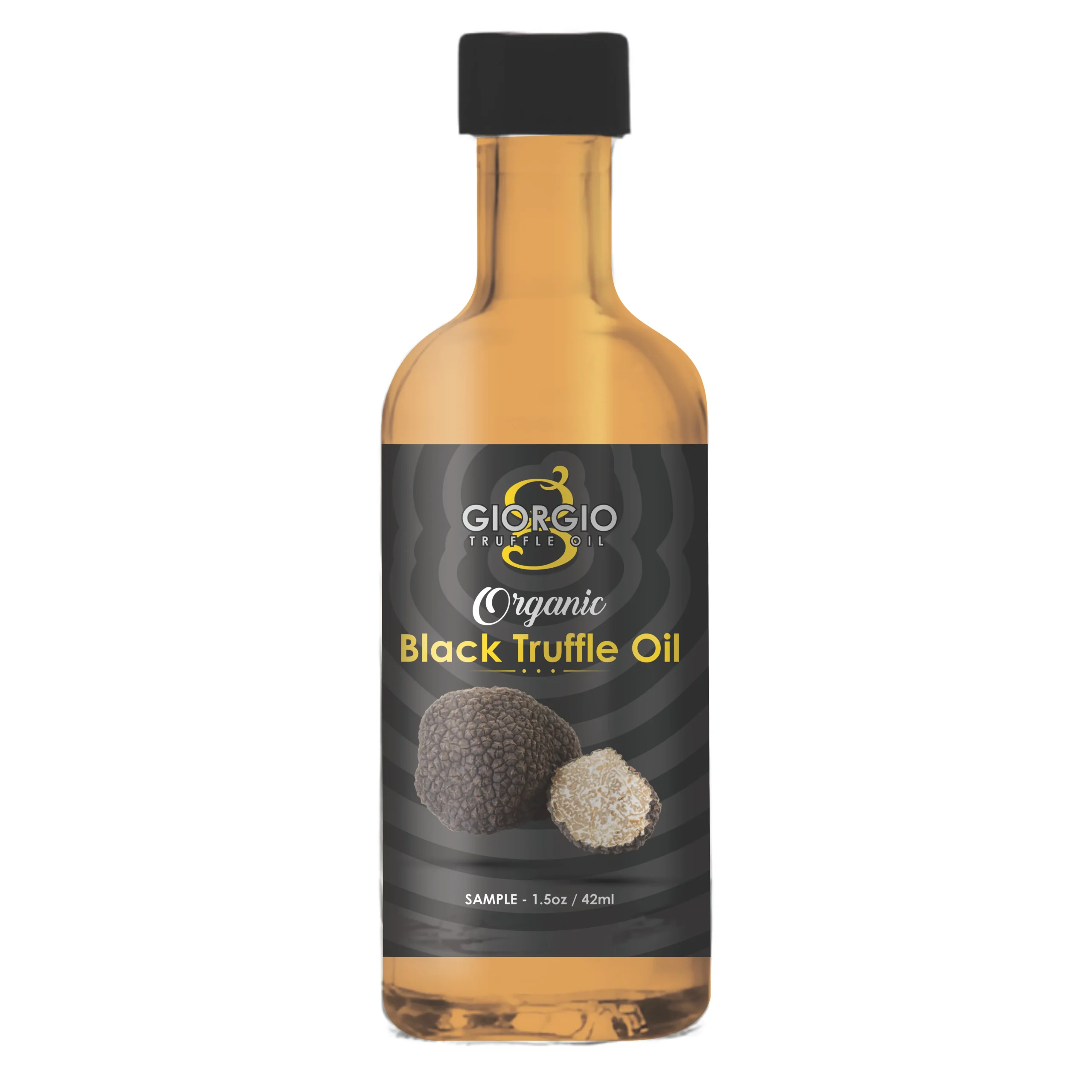 Giorgio Truffle Oil - Black - Organic - Sample - Front