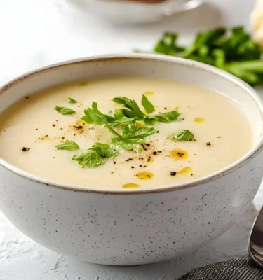 White Truffle Cauliflower Soup Recipe