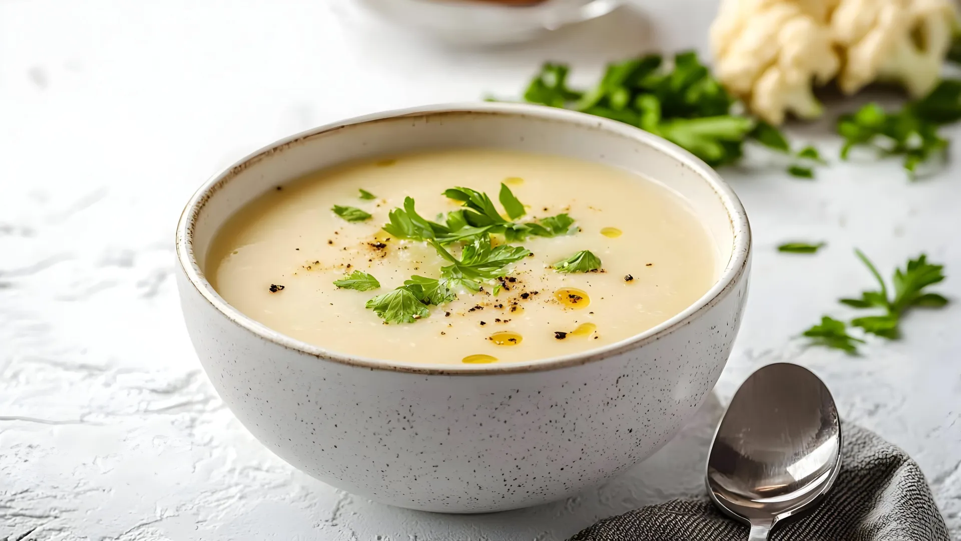 White Truffle Cauliflower Soup Recipe