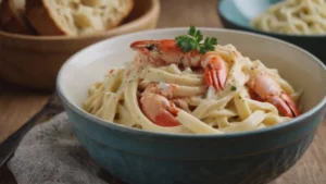 White Truffle Lobster Pasta with Cream Sauce